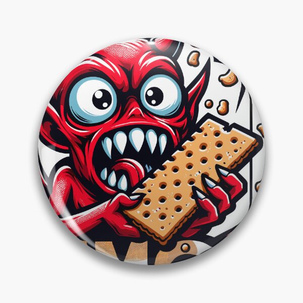 Item preview, Snack Time Shenanigans: Fiery Demon Humor Design designed and sold by Norgen.