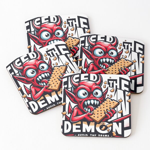 Item preview, Snack Time Shenanigans: Fiery Demon Humor Design designed and sold by Norgen.
