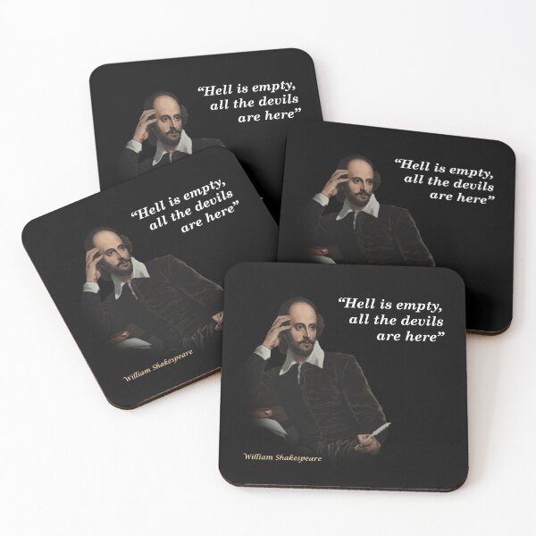 Item preview, William Shakespeare Quote On Hell And Devils designed and sold by My Photo Shop.