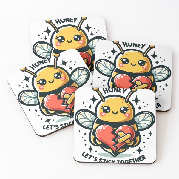 Item preview, Bee Mine Forever: Adorable Bonding Bee Graphic designed and sold by Norgen.