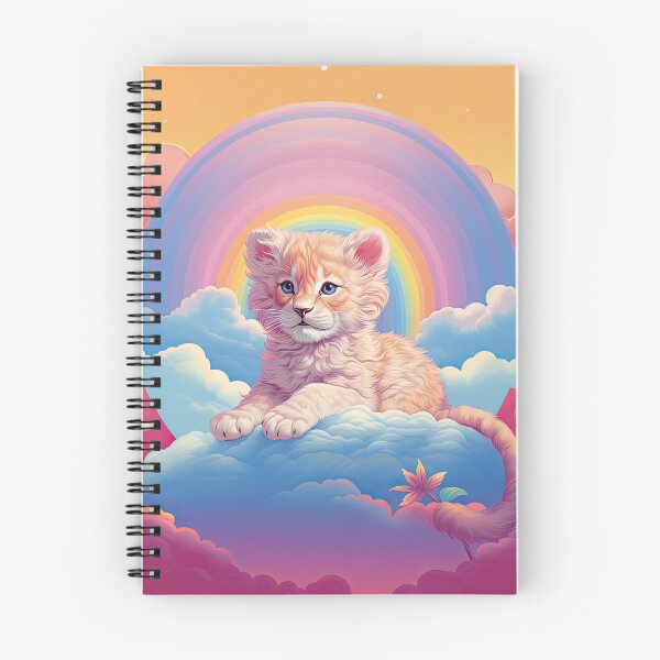 Item preview, Mystical Mane: Y2K Rainbow Albino Lion Cub Apparel and Accessories - Roar into Whimsical Elegance! designed and sold by ChromaKins.