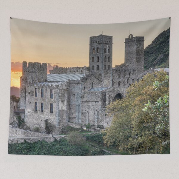 Item preview, Sunrise At Sant Pere de Rodes: Coastal Romanesque Monastery in Costa Brava, Catalonia, Spain designed and sold by Marc Garrido Clotet.