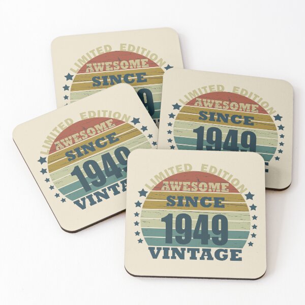 Item preview, Born in 1949 vintage retro classic birthday gifts designed and sold by Alexaltay.
