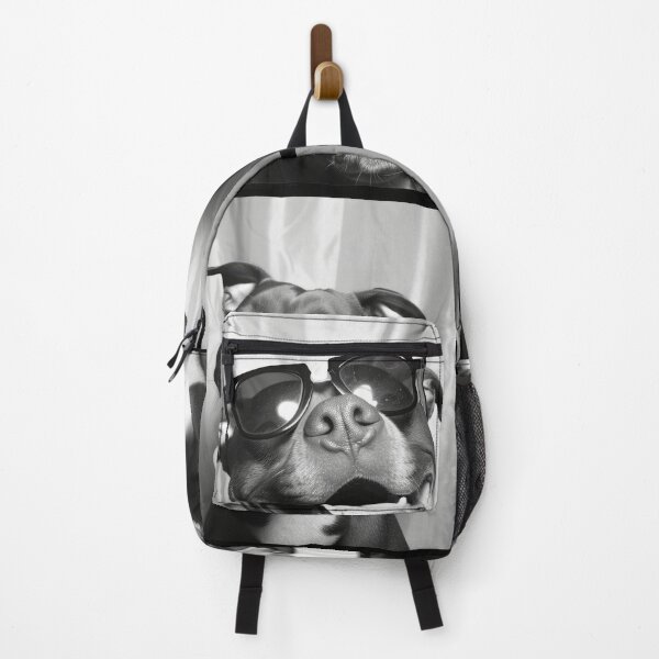 Item preview, Funny Pitbull Photobooth Session Retro Vintage Black and White designed and sold by PrintShangri-La.