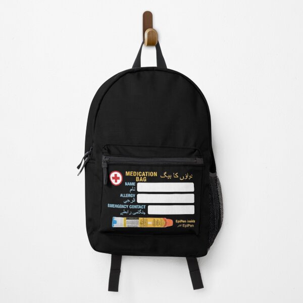 Item preview, Medication Bag - English / Urdu, Great for traveling, school, and daycares. designed and sold by WhiteShirtGuy.