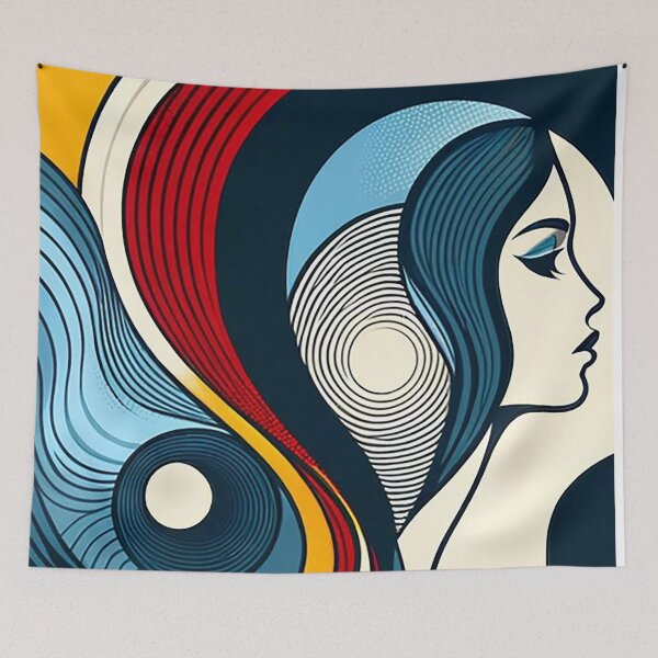 Item preview, Abstract Beauty: A Journey in Primary Tones designed and sold by Praphul Garg.