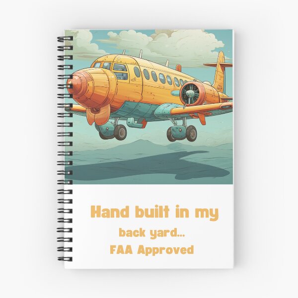 Item preview, Cartoon Hand Built Airplane In My Back Yard designed and sold by clecticuk.