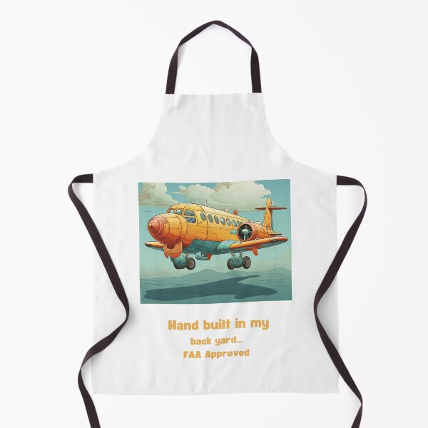 Item preview, Cartoon Hand Built Airplane In My Back Yard designed and sold by clecticuk.