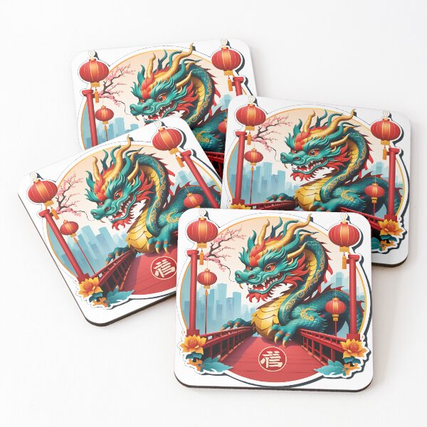 Item preview, Wooden dragon, bridge and lanterns designed and sold by IAmagineFR.