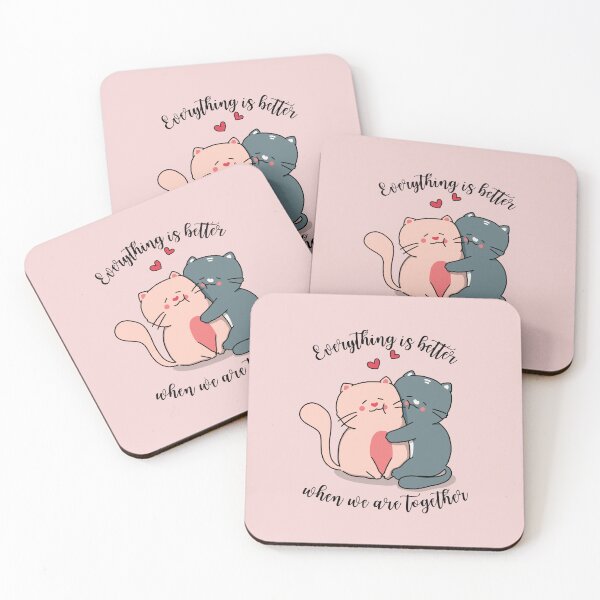 Item preview, Copy of Cute Cats deeply in Love-Valentine 5 designed and sold by mndesignworx.