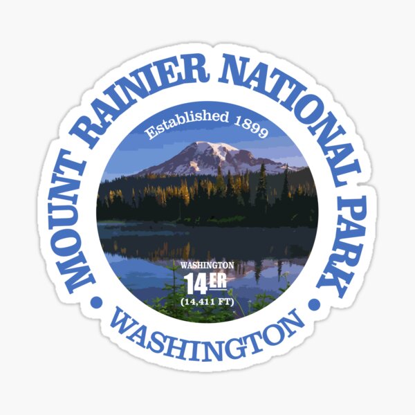 Mt Rainier National Park (NP2) Sticker