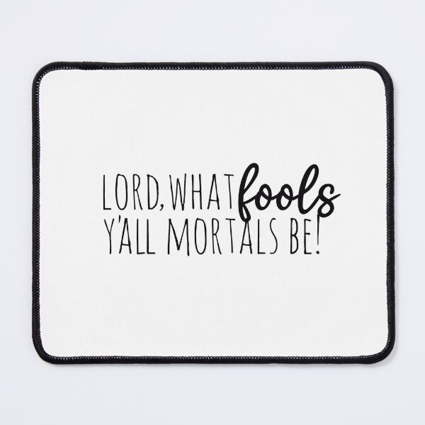 Item preview, Shakespeare What Fools Y'all Mortals Be Sticker designed and sold by Katt M..