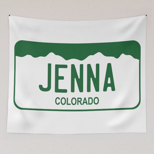 Item preview, Colorado License Plate - Jenna designed and sold by rracheell.