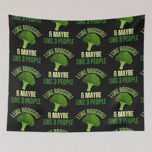 Item preview, Love like broccoli and maybe like 3 people designed and sold by erozzz.