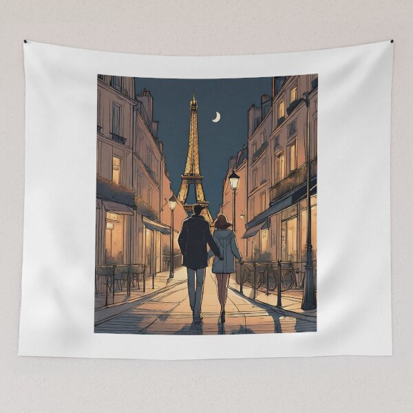 Item preview, of Couple Admires Paris    Valentine designed and sold by xiaidex.