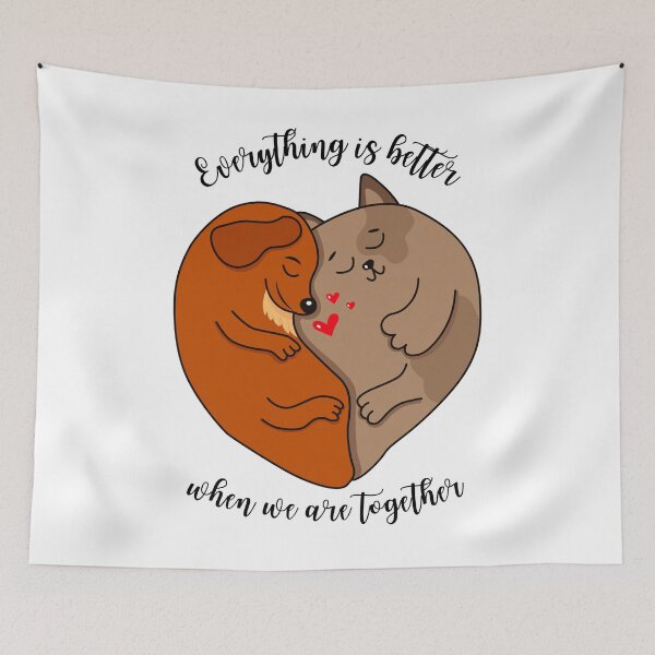 Item preview, Cute Dogs deeply in Love in white BG-Valentine 6 designed and sold by mndesignworx.