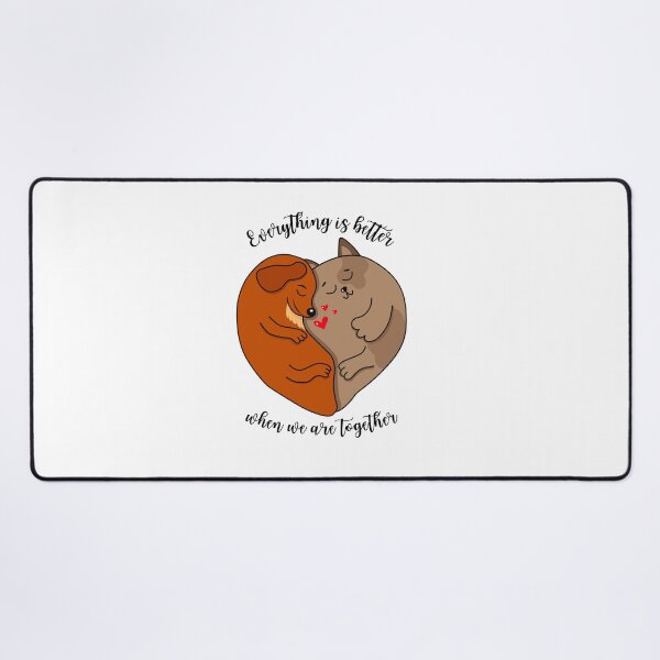 Item preview, Cute Dogs deeply in Love in white BG-Valentine 6 designed and sold by mndesignworx.