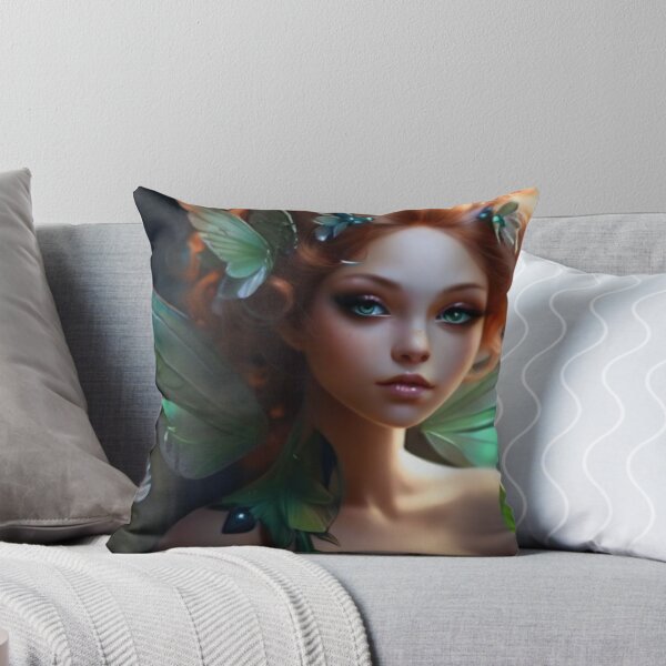 Item preview, Enchanting Elegance: Fairy with Green Eyes  designed and sold by T-shirtMill.