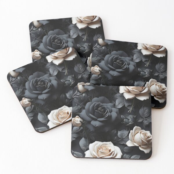 Item preview, Black & Cream Roses designed and sold by MichelleD73.
