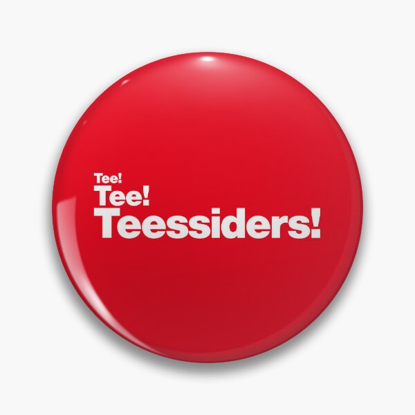 Item preview, Tee Tee Teessiders White On Red designed and sold by Logo-A-GoGo.