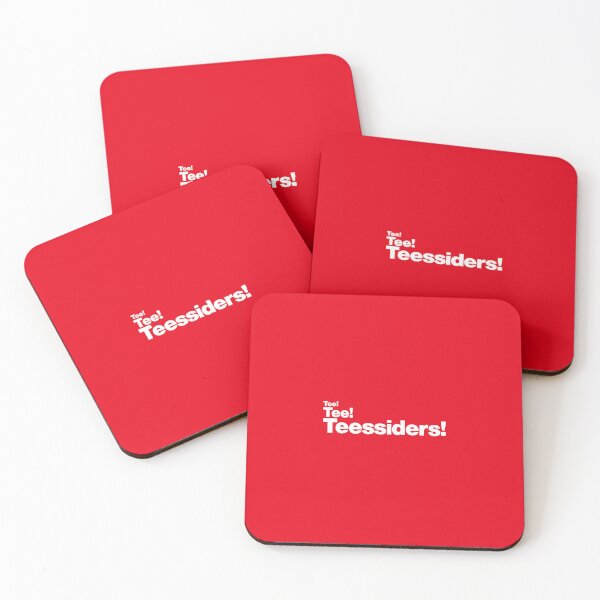 Item preview, Tee Tee Teessiders White On Red designed and sold by Logo-A-GoGo.