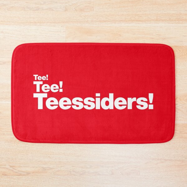 Item preview, Tee Tee Teessiders White On Red designed and sold by Logo-A-GoGo.