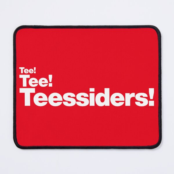 Item preview, Tee Tee Teessiders White On Red designed and sold by Logo-A-GoGo.
