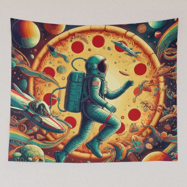 Item preview, A Cosmic Walk Through Galactic Pizza designed and sold by Gacram.