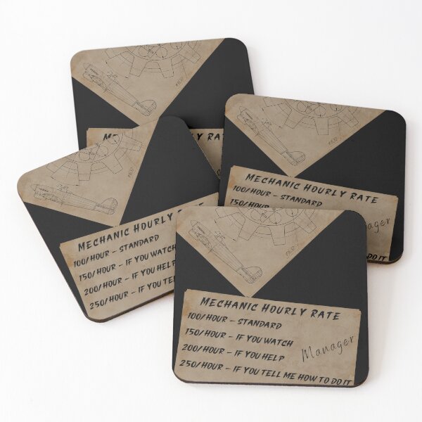 Item preview, Mechanic Hourly Rate designed and sold by Enchantedgraph.