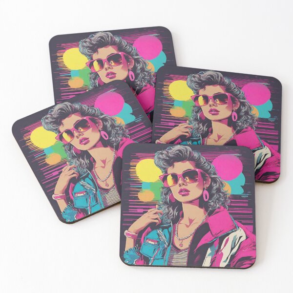 Item preview, 80's style woman designed and sold by MyCraftForYOU.