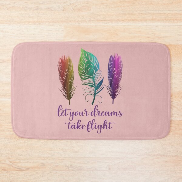 Item preview, Let your dreams take flight rainbow feathers  designed and sold by LaylaEvans1.