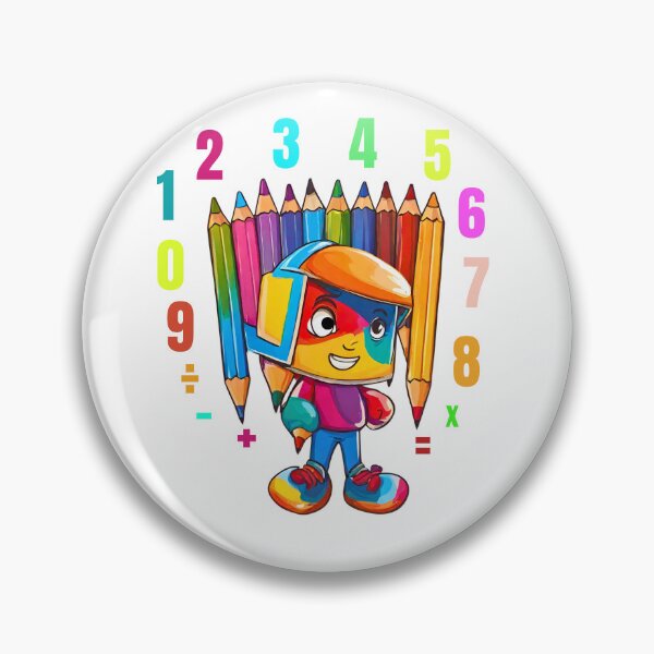 Item preview, Boys Girls Math Number cute Unicorn Pencil  designed and sold by Modern-Tropical.