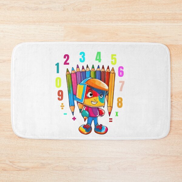 Item preview, Boys Girls Math Number cute Unicorn Pencil  designed and sold by Modern-Tropical.