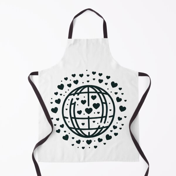 Item preview, Global Love - Heart-filled World Map designed and sold by SADStyleDesigns.
