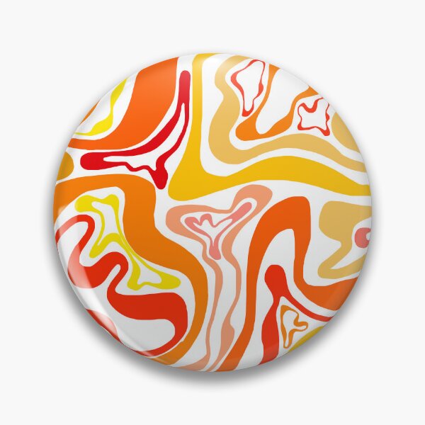 Artikelvorschau, Orangefarbenes Wellenmuster entworfen und verkauft von KCsStudio.