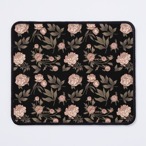 Item preview, The Peony pattern 2 black designed and sold by AnnCamellia.