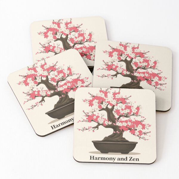 Item preview, Serenity Blossoms: Elegant Cherry Blossom Bonsai for Peace and Tranquility designed and sold by David Balzen.