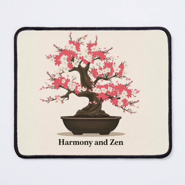 Item preview, Serenity Blossoms: Elegant Cherry Blossom Bonsai for Peace and Tranquility designed and sold by David Balzen.