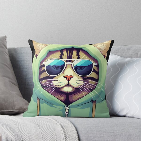 Artikelvorschau, Katze im Kapuzenpullover entworfen und verkauft von DesignVoyagger.
