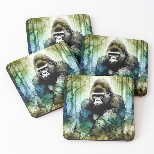Item preview, Gorilla Wall Art | Digital File | Gorilla Print | Wildlife Wall Art |  Digital Prints | Wild Cats designed and sold by Artsyowlscrafts.