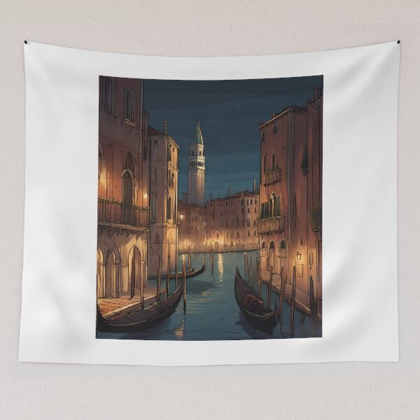 Item preview, Beautiful View of Venice at Night designed and sold by xiaidex.
