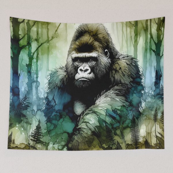 Item preview, Gorilla Wall Art | Digital File | Gorilla Print | Wildlife Wall Art |  Digital Prints | Wild Cats designed and sold by Artsyowlscrafts.