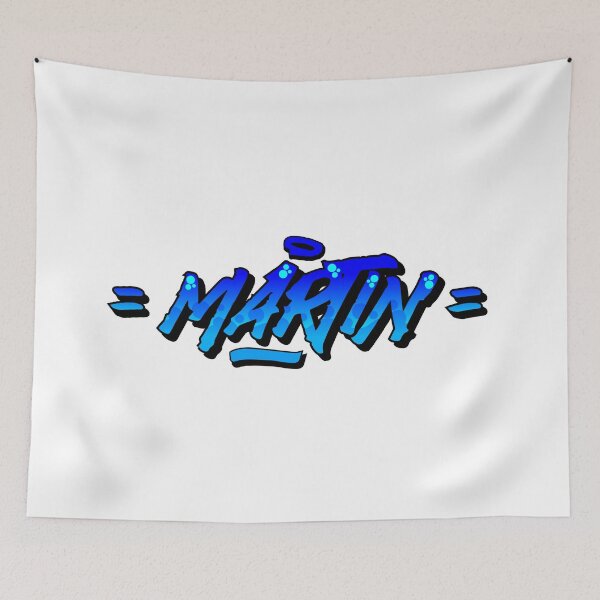 Item preview, Graffiti First Name Martin designed and sold by StickyName.