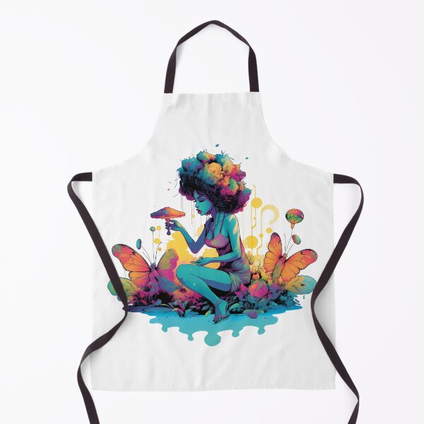 Item preview,  African American Fairy in a mushroom designed and sold by Krasnovaovaova.