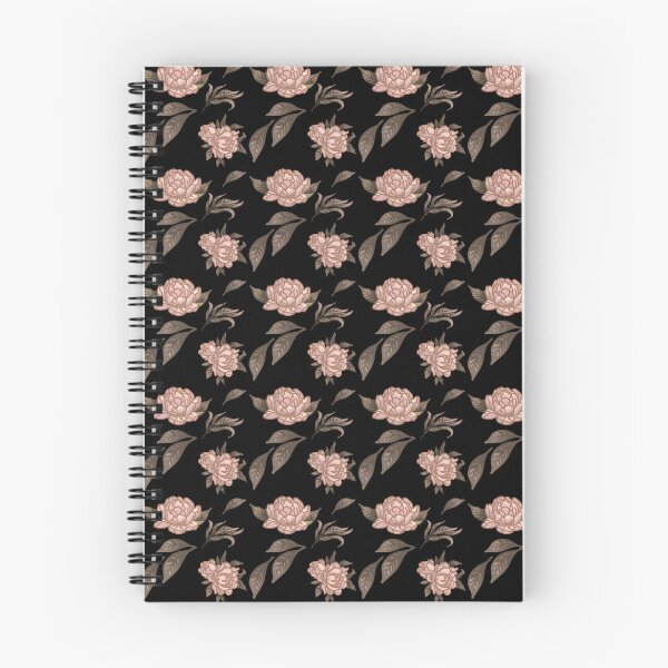 Item preview, The Peony pattern 4 black designed and sold by AnnCamellia.