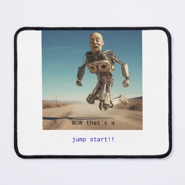 Item preview, Jump Start Cyborg In The desert. designed and sold by clecticuk.