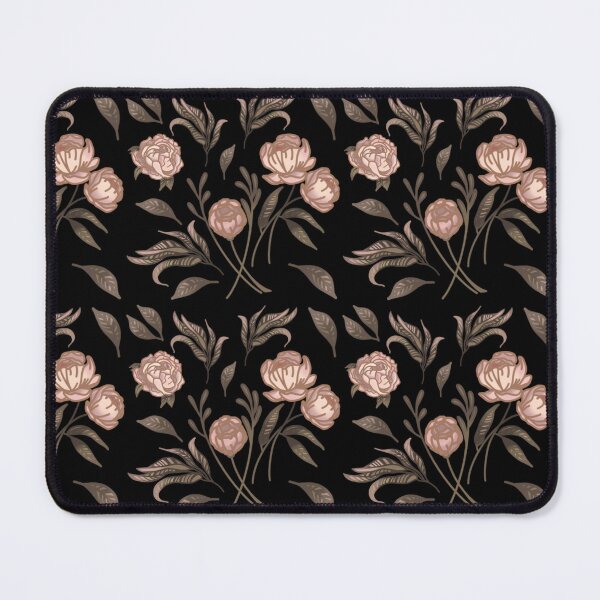 Item preview, The Peony pattern 5 black designed and sold by AnnCamellia.