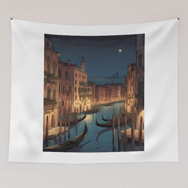 Item preview,  Beautiful View of Venice at Night designed and sold by xiaidex.