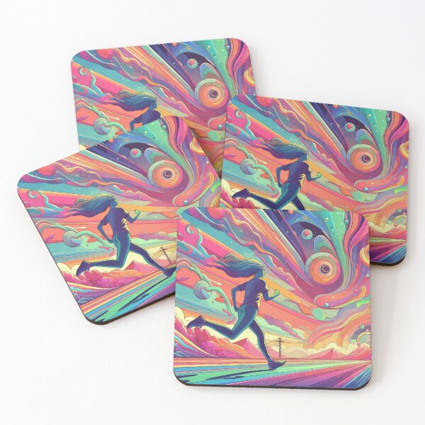 Item preview, Running in a dream of colors designed and sold by Gacram.