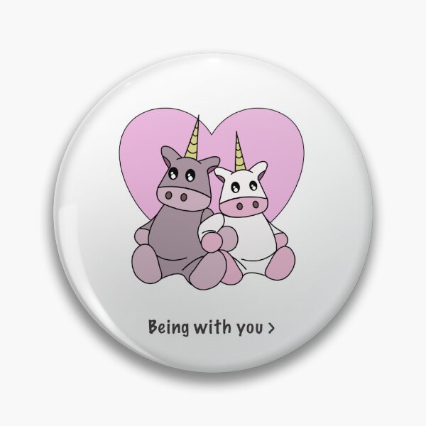 Item preview, "Being with you >" Cute Unicorns designed and sold by Shayla Hickerson.